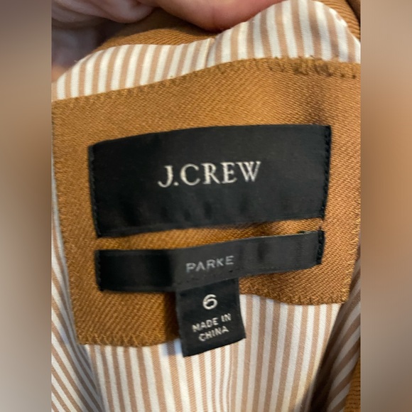 J Crew Camel Parke Blazer, Size 6 - Picture 3 of 5